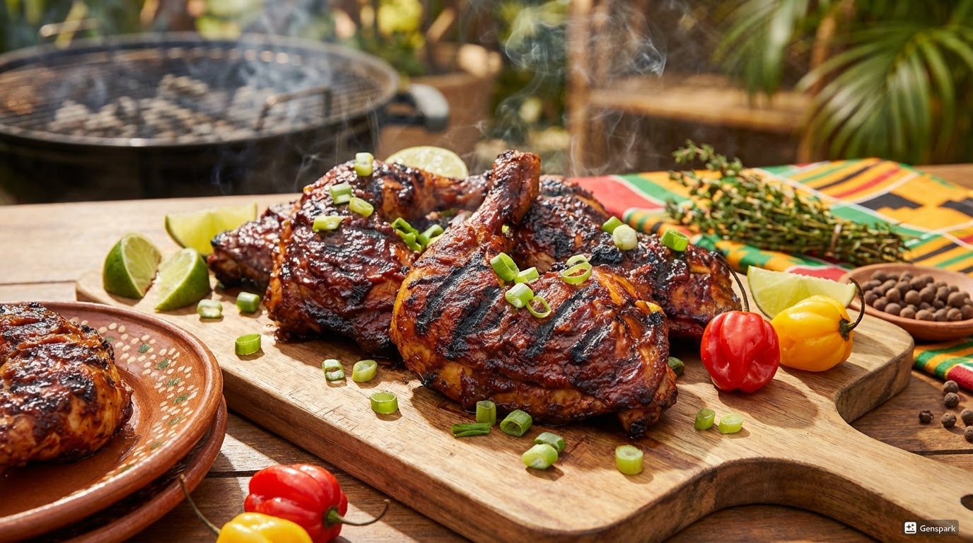 Jerk Chicken Jamaïcain : La Vraie Recette du Poulet
