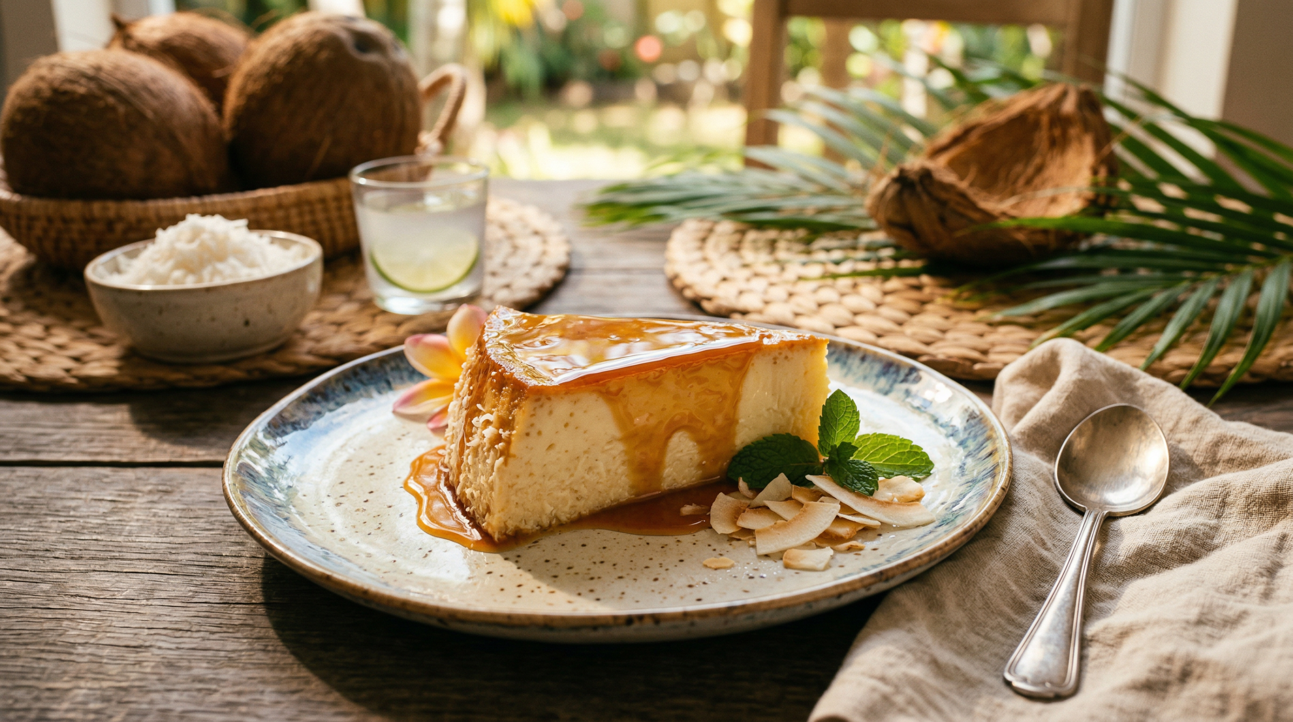 Flan coco antillais la vraie recette des îles facile