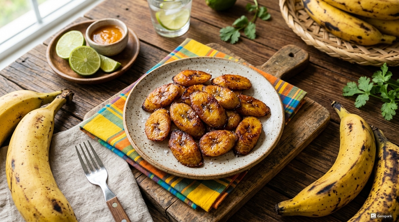 Banane plantain antillaise : la recette facile et dorée