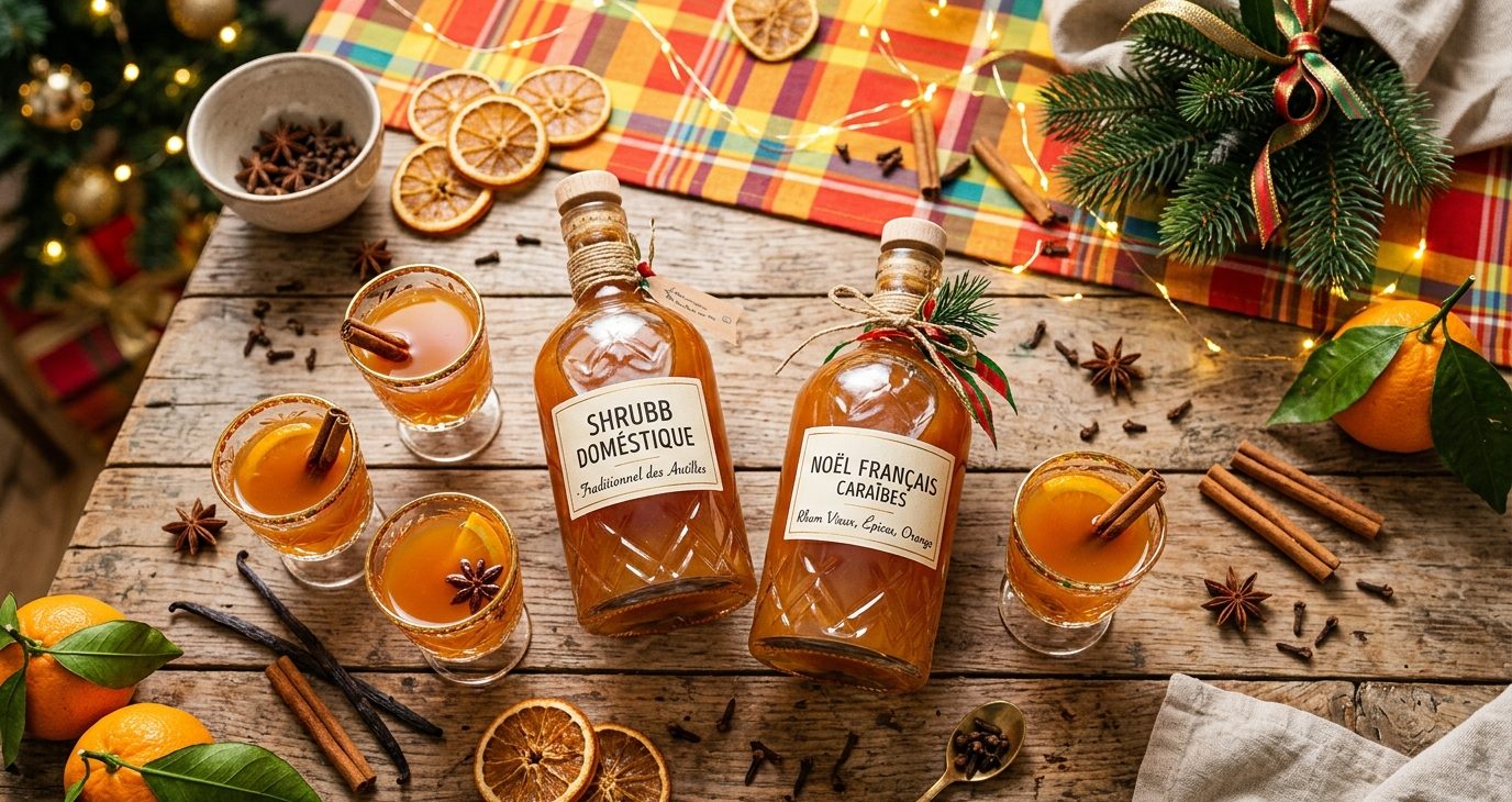 Shrubb Antillais : Recette Authentique de la Liqueur de Noël